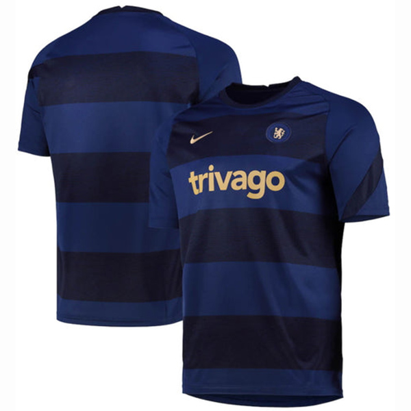 Chelsea pre-match training soccer jersey match men's Imagination sportswear football tops blue sport shirt 2022-2023